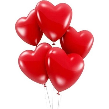BALONEVİ KALP BALON KIRMIZI 10LU (8778)