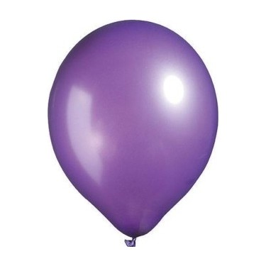 Balonevi Metalik Balon Açık Violet 12Li (8662) - 1