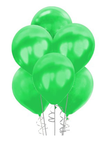 Balonevi Metalik Balon Açık Yeşil 12Li (8686) - 2