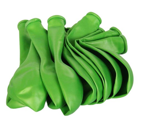 Balonevi Metalik Balon Açık Yeşil 12Li (8686) - 3
