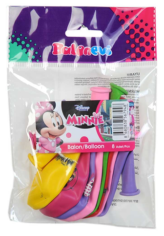 Balonevi Minnie Happy Helpers Baskılı Balon 8Li (7948) - 1