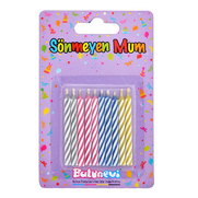 Balonevi Sönmeyen Mum 10Lu (0536) - BALONEVİ