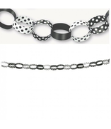 Balonevi Zincir Dekor Süs Siyah Puantiye (4005) - BALONEVİ