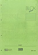 BAYINDIR KLASÖR YEDEĞİ A4 ÇİZGİLİ 50 YAPRAK YEŞİL - BAYINDIR