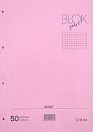 BAYINDIR KLASÖR YEDEĞİ A4 KARELİ 50 YAPRAK PEMBE - BAYINDIR