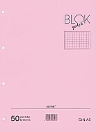 BAYINDIR KLASÖR YEDEĞİ A5 KARELİ 50 YAPRAK PEMBE - BAYINDIR