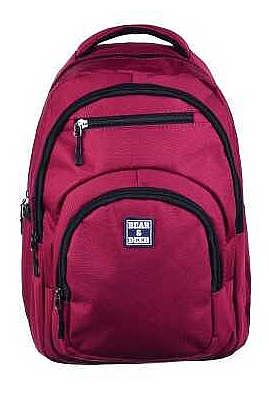 BEAR AND DEER BD-CN0256 FİBRO SIRT ÇANTASI BORDO