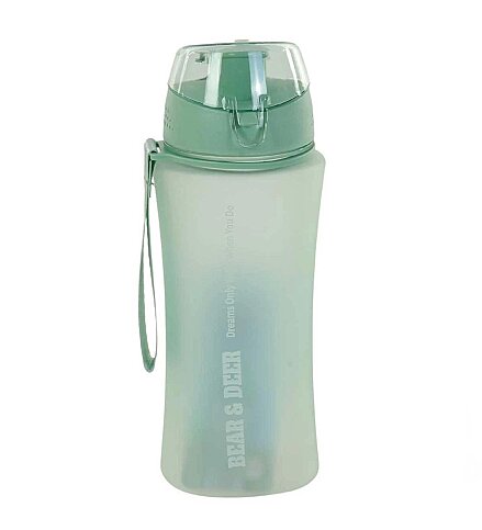 BEAR AND DEER MT0026 BUZLU OTOMATİK KAPAK MATARA 480ml (SM-6583) - 1