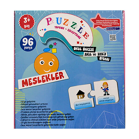 BECERİ PUZZLE MESLEKLER 96 PARÇA (5102) - 1
