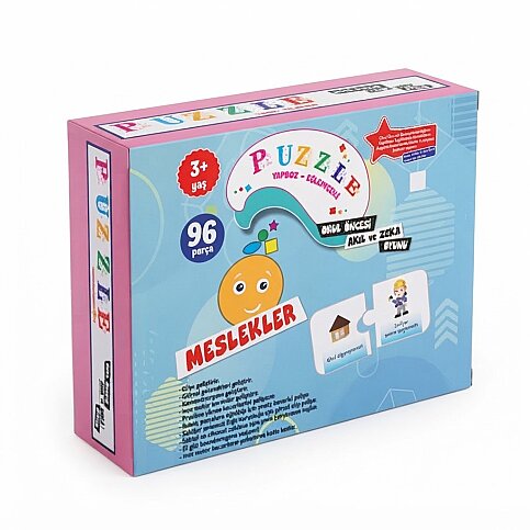 BECERİ PUZZLE MESLEKLER 96 PARÇA (5102) - 1