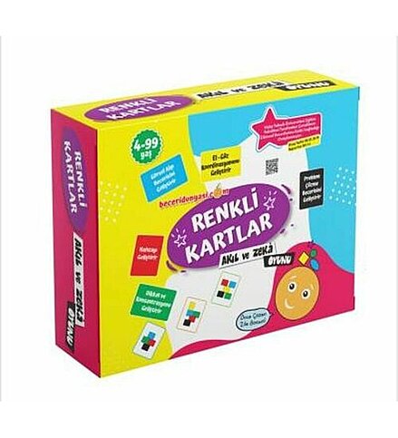 BECERİ YAYINLARI RENKLİ KARTLAR+4 YAŞ - 1