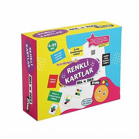 BECERİ YAYINLARI RENKLİ KARTLAR+4 YAŞ - 1