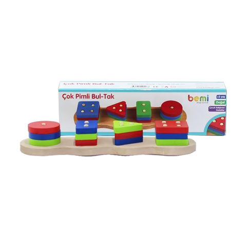 Bemi 1185 Ahşap Geometrik Şekiller Bultak - 1