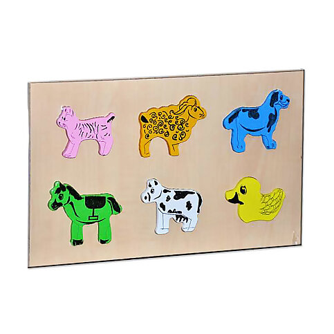 BEMİ 1499 AHŞAP PUZZLE HAYVANLAR - 1