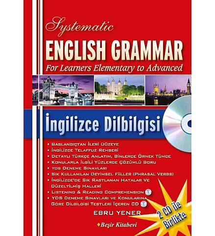 BEŞİR KİTABEVİ SYSTEMATIC ENGLISH GRAMMAR CD'Lİ (KIRMIZI) - 1