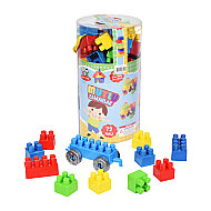 BEST TOYS SİLİNDİR KUTU LEGO 72 PARÇA (6417) - BEST TOYS