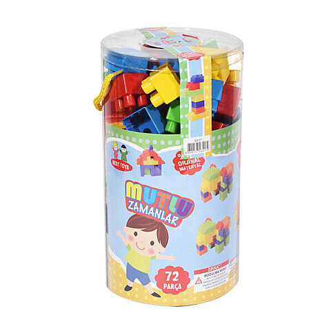 BEST TOYS SİLİNDİR KUTU LEGO 72 PARÇA (6417) - 2