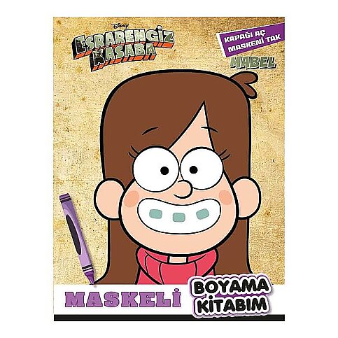 BETA KİDS DİSNEY ESRARENGİZ KASABA-MASKELİ BOYAMA KİTABIM MABEL - 1