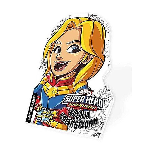 BETA KİDS MARVEL SÜPER HERO BOYAMA KOLEKSİYONU:KAPTAN MARVEL - 1