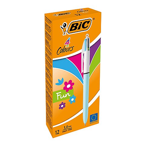 BİC 4 COLORS FASHİON FONKSİYONLU TÜKENMEZ KALEM (887777)(982870) - 1