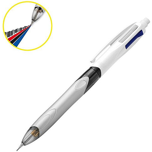 BİC 4 COLORS MULTİ FONKSİYONLU TÜKENMEZ KALEM+VERSATİL HB (942104) - 1