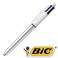 BİC 4 COLORS SHİNE FONKSİYONLU TÜKENMEZ KALEM M GÜMÜŞ (902128)(982873) - BİC