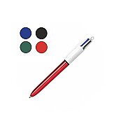 BİC 4 COLORS SHİNE FONKSİYONLU TÜKENMEZ KALEM M KIRMIZI (964773)(982877) - BİC