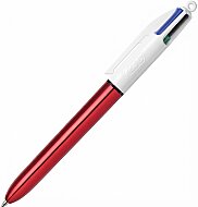 BİC 4 COLORS SHİNE FONKSİYONLU TÜKENMEZ KALEM M KIRMIZI (964773)(982877) - BİC