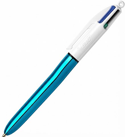 BİC 4 COLORS SHİNE FONKSİYONLU TÜKENMEZ KALEM M MAVİ (902128)(982874) - 1