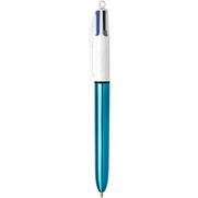 Bic 4 Colors Shine Fonksiyonlu Tükenmez Kalem M Mavi (902128)(982874) - BİC