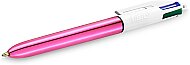 BİC 4 COLORS SHİNE FONKSİYONLU TÜKENMEZ KALEM M PEMBE (902128)(982875) - BİC