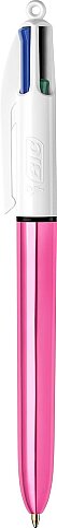 BİC 4 COLORS SHİNE FONKSİYONLU TÜKENMEZ KALEM M PEMBE (902128)(982875) - 2