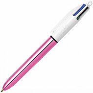 BİC 4 COLORS SHİNE FONKSİYONLU TÜKENMEZ KALEM M PEMBE (902128)(982875) - BİC