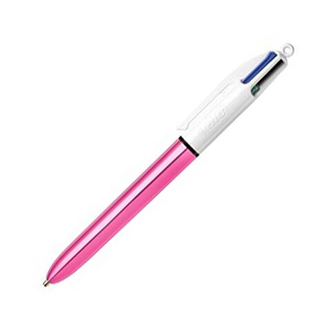 BİC 4 COLORS SHİNE FONKSİYONLU TÜKENMEZ KALEM M PEMBE (902128)(982875) - 1