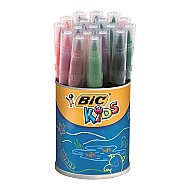 BİC KİDS VİSA FIRÇA UÇLU KEÇELİ KALEM 18 RENK (828965)(8289651) - BİC
