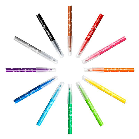 BİC KİDS COULEUR YIKANABİLİR XL KEÇELİ KALEM 12 RENK (8289661)(8289663) - 2
