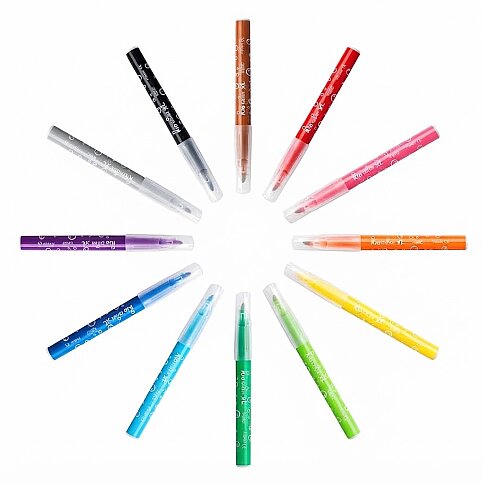 BİC KİDS COULEUR YIKANABİLİR XL KEÇELİ KALEM 12 RENK (8289661)(8289663) - 2