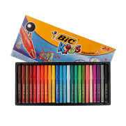 Bic Kids Visa Yıkanabilir Jumbo Keçeli Kalem 24 Renk (829005)(8290053) - BİC
