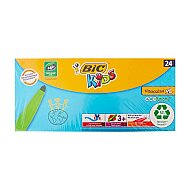 BİC KİDS VİSA YIKANABİLİR JUMBO KEÇELİ KALEM 24 RENK (829005)(8290053) - BİC