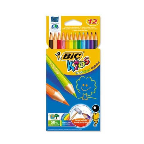 Bic Evolution Kuru Boya 12 Renk Karton Kutu (829029)(82902914) - 1