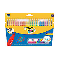 Bic Kids Couleur Yıkanabilir Keçeli Kalem 24 Renk (841800)(8418005) - 4