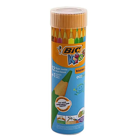 BİC EVOLUTİON KURU BOYA 12 RENK METAL TÜP (958191) - 1