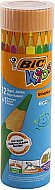BİC EVOLUTİON KURU BOYA 12 RENK METAL TÜP (958191) - BİC
