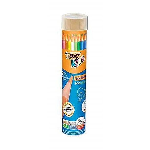 BİC EVOLUTİON KURU BOYA 12 RENK METAL TÜP (958191) - 1