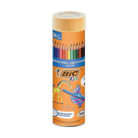 BİC EVOLUTİON KURU BOYA 36 RENK METAL TÜP (968491) - 1