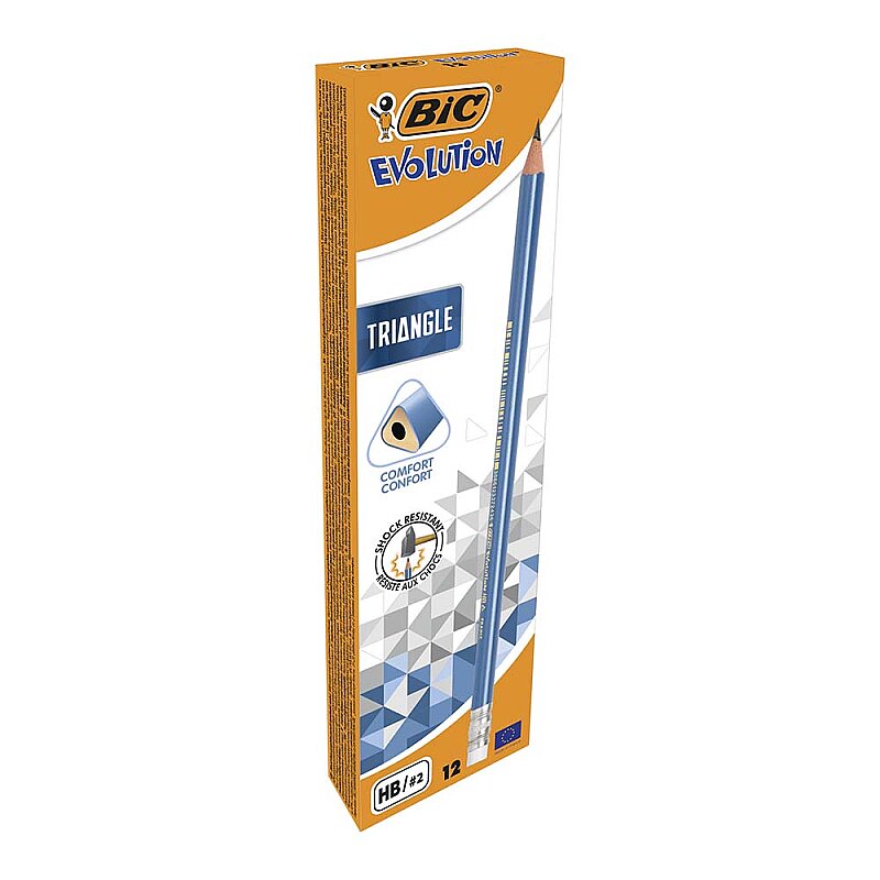 BİC EVOLUTİON ÜÇGEN SİLGİLİ KURŞUN KALEM (964849)