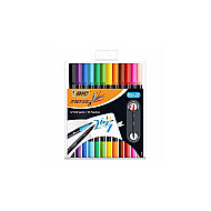 Bic İntensity Dual Çift Uçlu Keçeli Kalem 12 Renk (989695) - BİC (1)