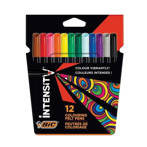 Bic İntensity Keçeli Kalem 12 Renk (978004) (998416)(978004) - 1