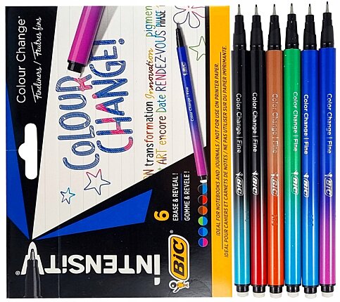 Bic İntensity Renk Değiştiren Keçeli Kalem 6 Renk (1012091) - 2