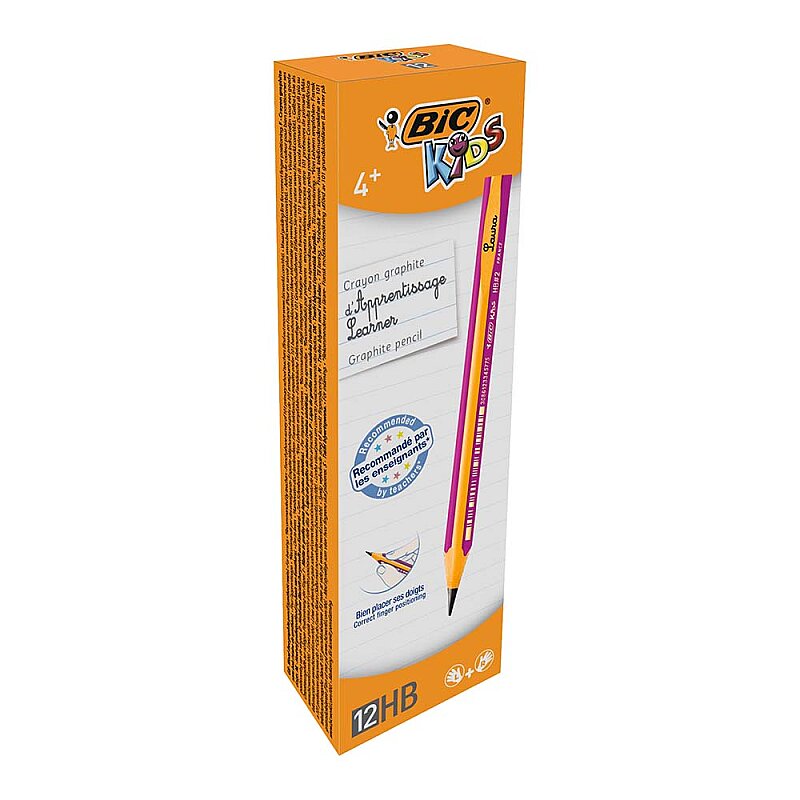 BİC KİDS EVOLUTİON JUMBO BAŞLANGIÇ KALEMİ PEMBE (919263)